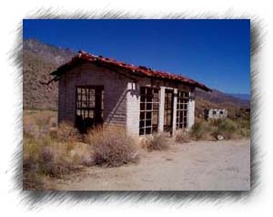 An old abandon gas station.